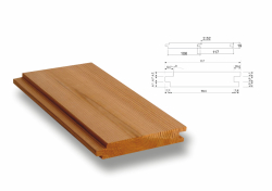 Panel system 19 x 117 mm 4PD