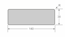 Západní červený cedr 38x140 mm - prkno