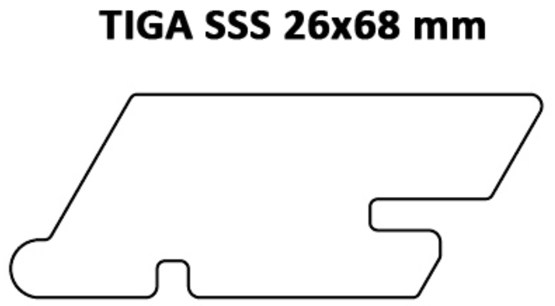 Thermowood Tiga SSS 26 x 68 mm